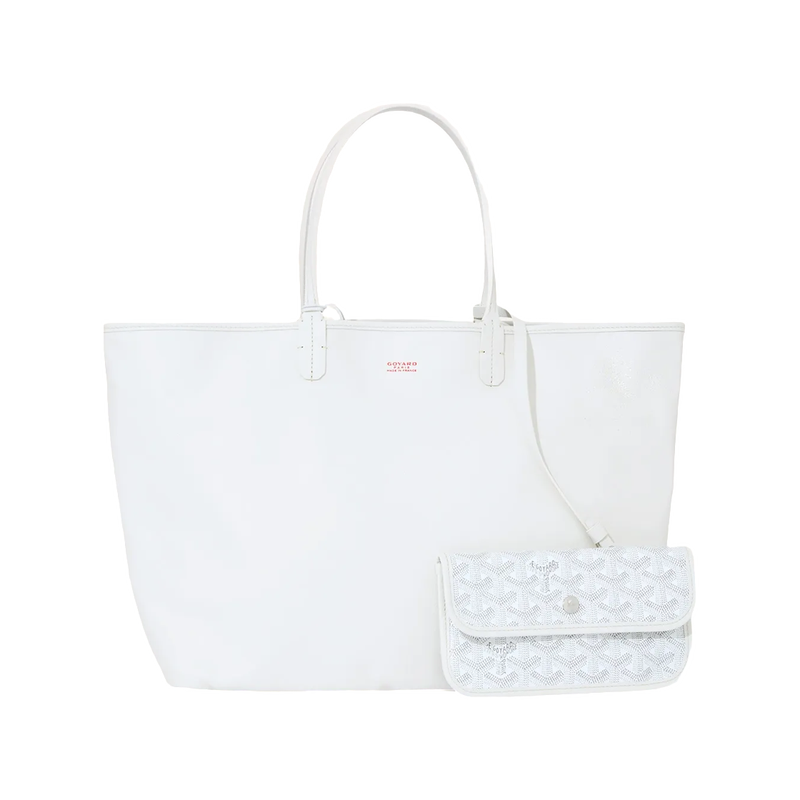 - Goyard Anjou PM Bag White (with Croc)