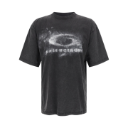 Balenciaga Washed Crayon Loop T-Shirt Black