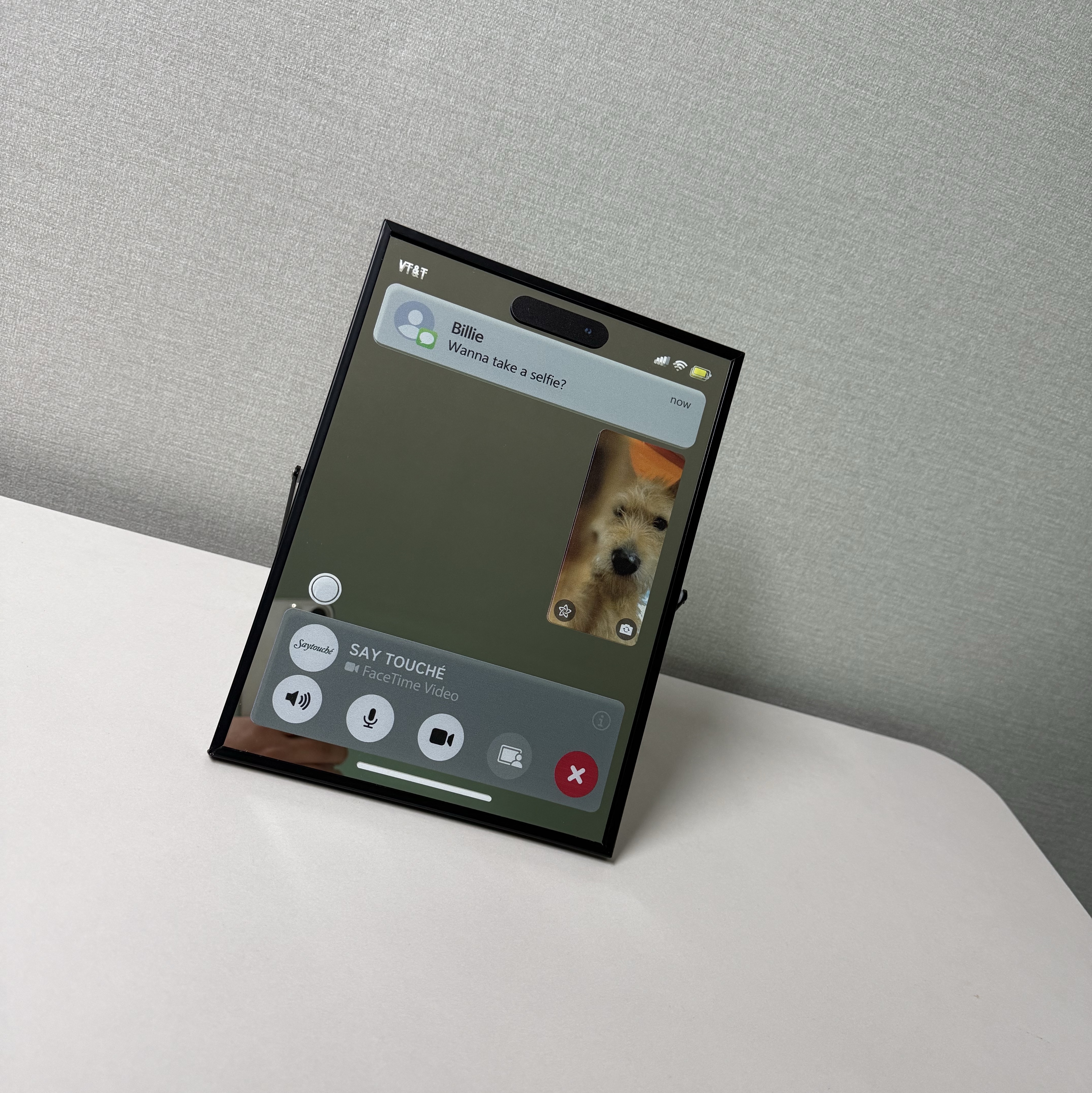 Say Touche Facetime Table Mirror Small 01 착용 스타일