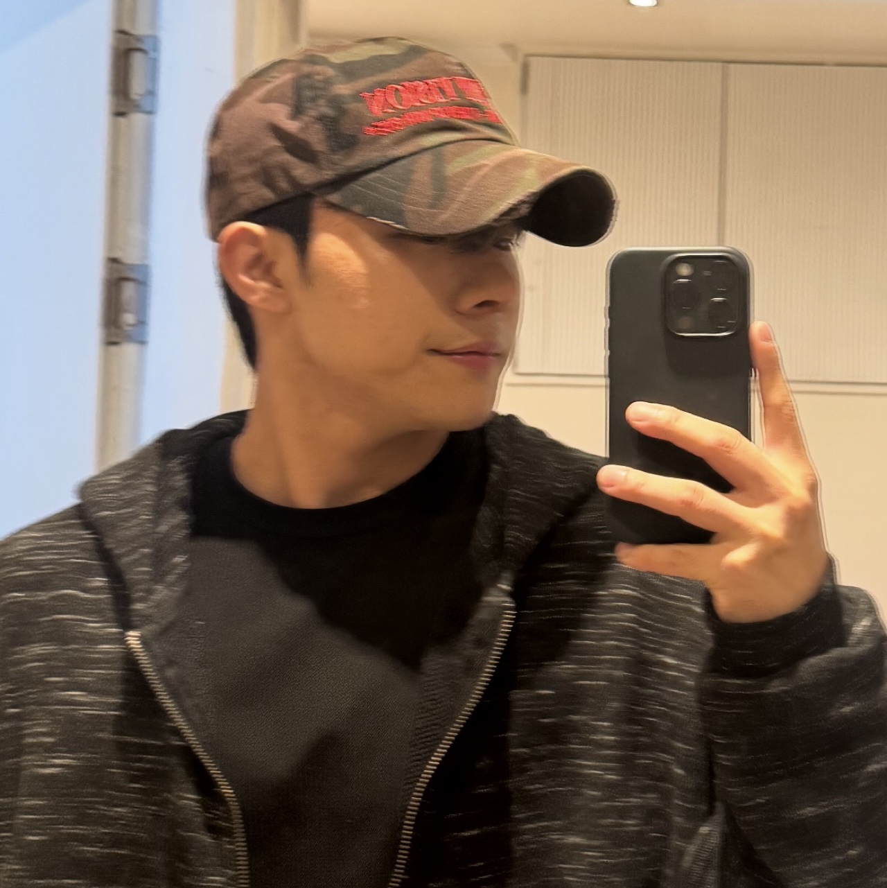 ETCE New Vision Camo Cap Night Jungle, Undermycar Mu.11 Anti Fxxking Logo Play Oversized Pigment Hood Zip-up Black 착용 스타일