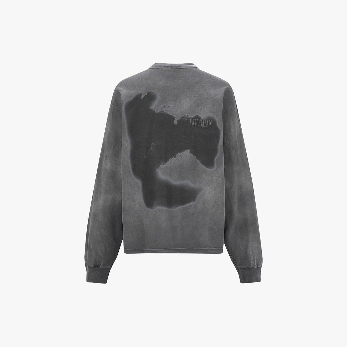 우드먼 포그 브러쉬 긴팔티 - 차콜(Woodman Fog Brush Long Sleeve T-Shirt - Charcoal) - 2