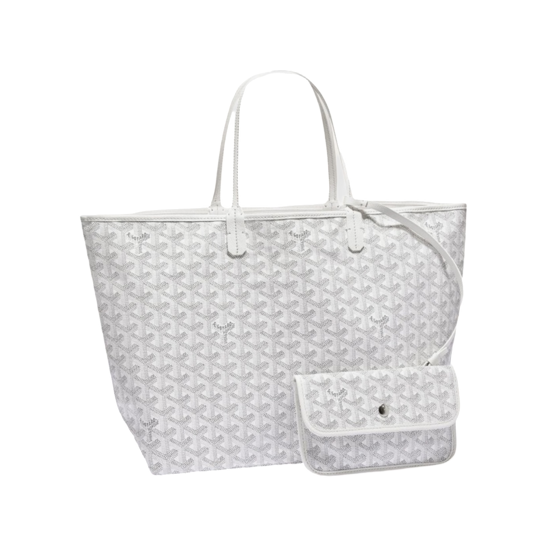 고야드 생루이 PM 백 화이트 (크로 포함)(Goyard Saint Louis PM Bag White (with Croc))