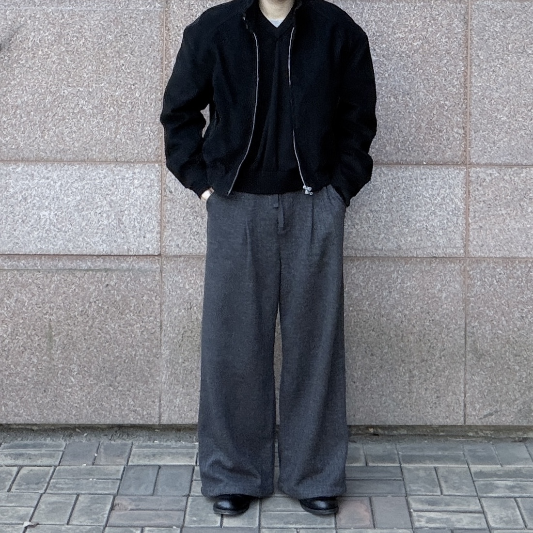 Kinchi Shower - 808 (a) Black 착용 스타일 - 2