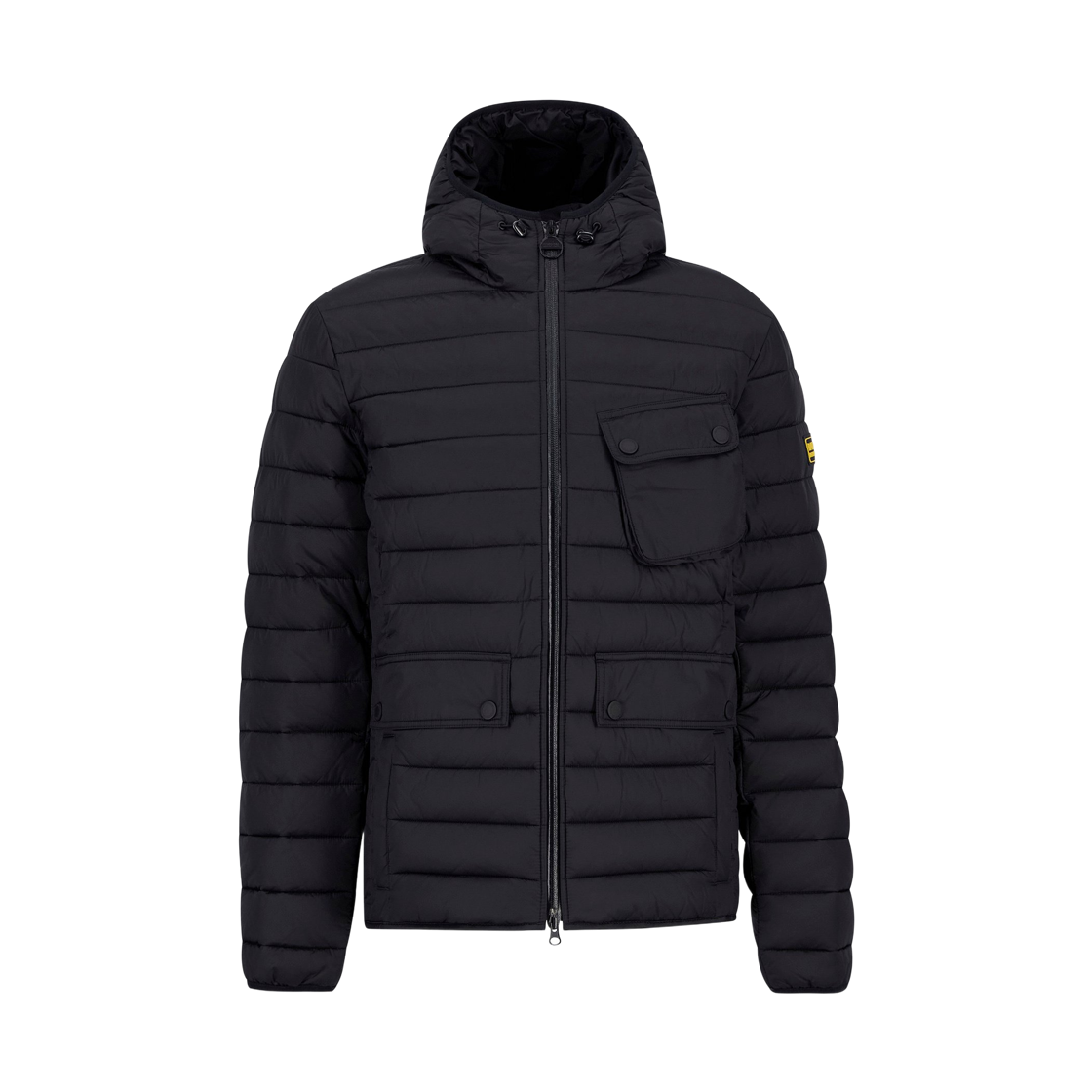바버 레이서 오스턴 퍼퍼 자켓 클래식 블랙(Barbour Racer Ouston Puffer Jacket Classic Black) - 1