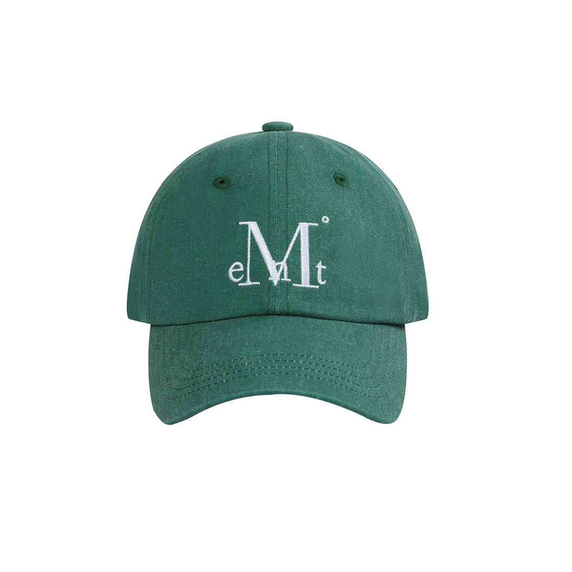 P0000BHV MUCENT Signature Ball Cap Pigment Dyeing Olive Green