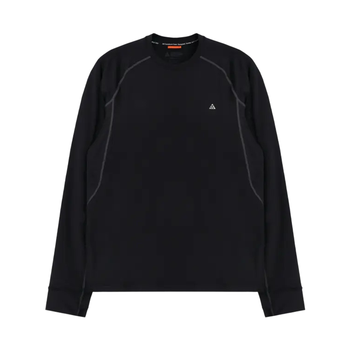 나이키 ACG 와일드씨 드라이핏 베이스 레이어 롱슬리브 블랙 앤트러사이트 - 아시아(Nike ACG Wildsee Dri-Fit Base Layer Long Sleeve Black Anthracite - Asia)