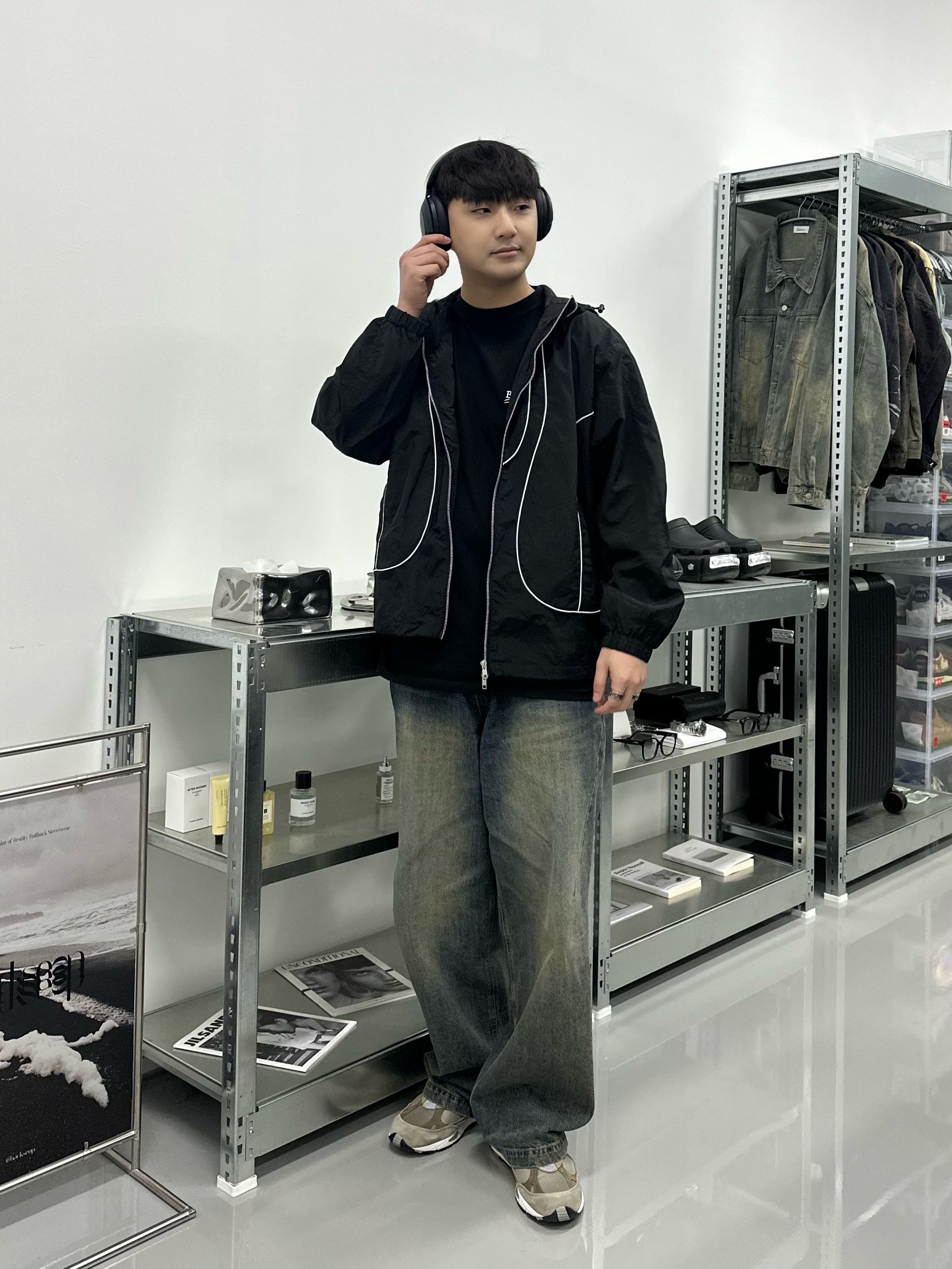 New Balance x JJJJound 991 Made in UK Grey 착용 스타일