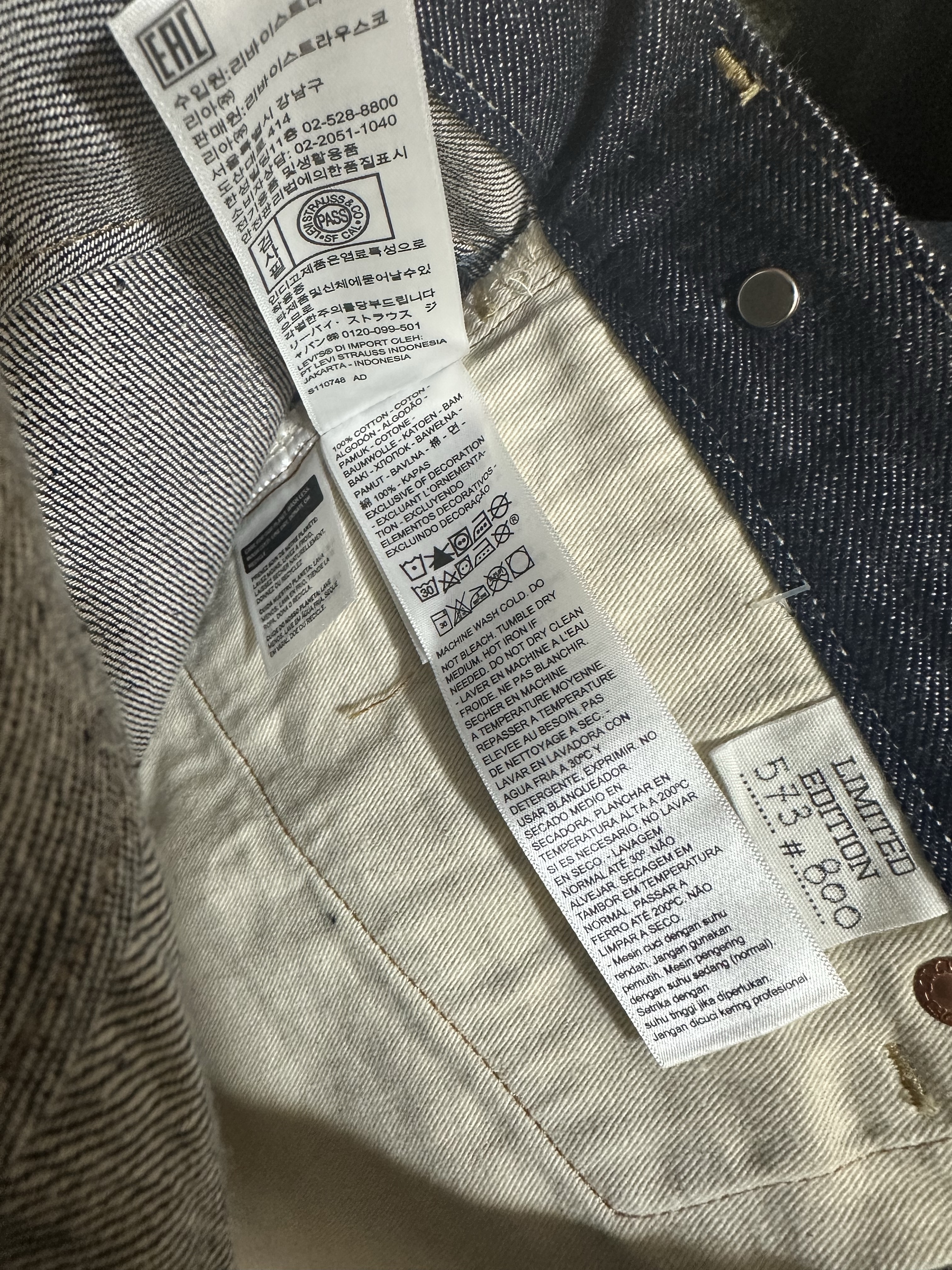 Levi's LVC 1922 501 Jean Rigid 150th Anniversary Limited Edition 착용 스타일 - 6