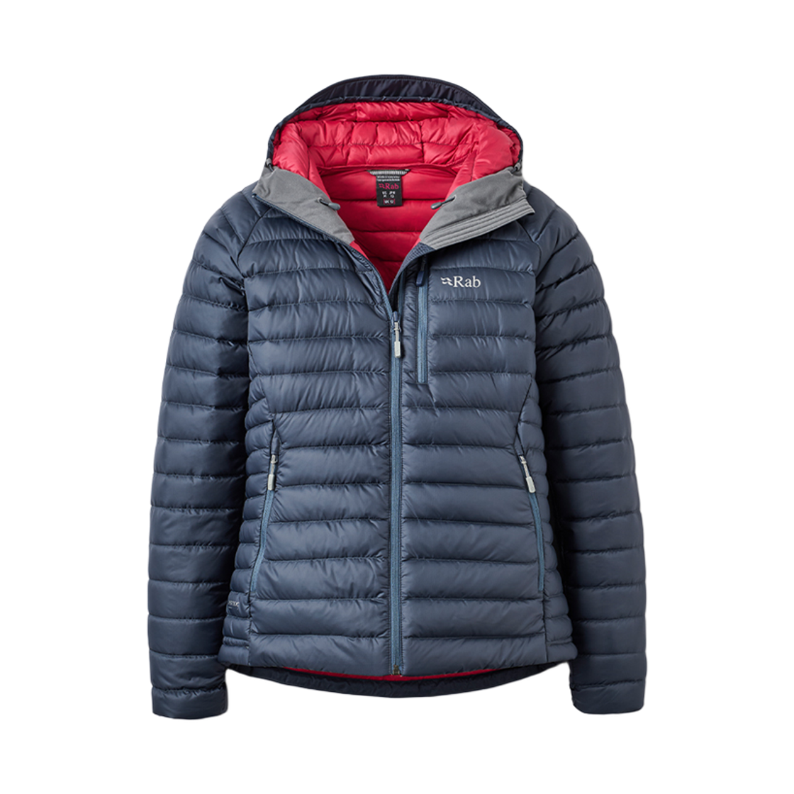 랩 마이크로라이트 알파인 자켓 여 스틸(Rab Microlight Alpine Jacket Wmns Steel)