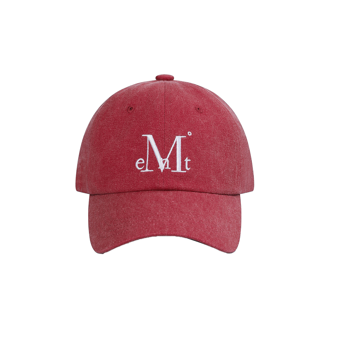 P0000BHW MUCENT Signature Ball Cap Pigment Dyeing Burgundy