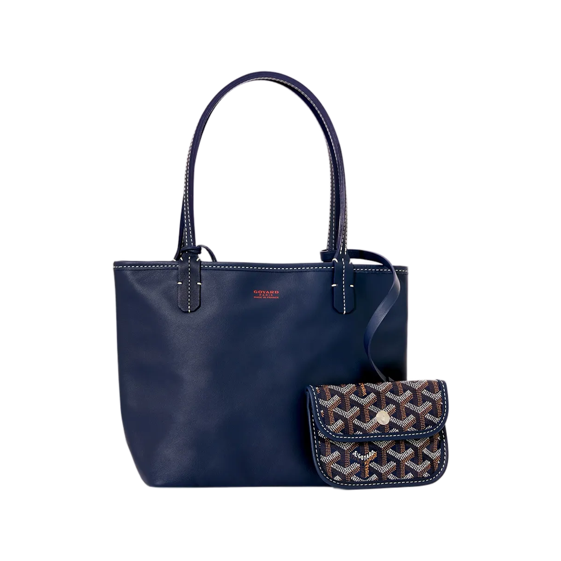 고야드 앙주 미니 백 네이비 (크로 포함)(Goyard Anjou Mini Bag Navy (with Croc))