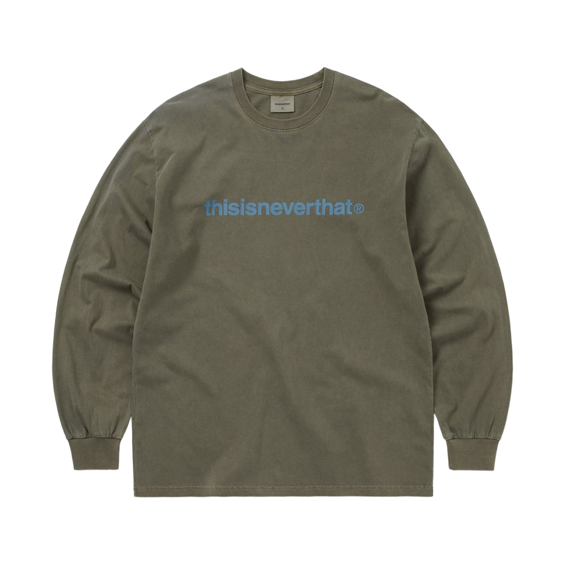 디스이즈네버댓 로고 그래픽 롱슬리브 티셔츠 머드(Thisisneverthat Logo Graphic L/S T-Shirt Mud) - 1