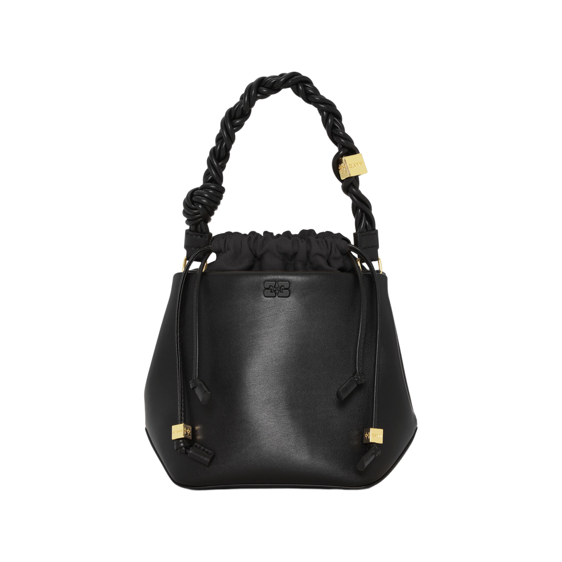 A6934-099 Ganni Bou Bucket Bag Black