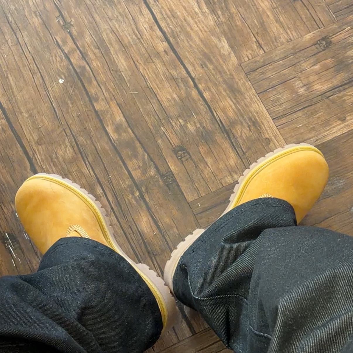 Timberland Premium 6 inch Waterproof Boot Wheat Nubuck - Wide 착용 스타일