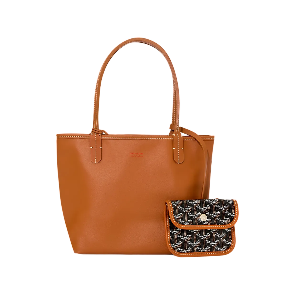 고야드 앙주 미니 백 블랙 탄 (크로 포함)(Goyard Anjou Mini Bag Black Tan (with Croc))