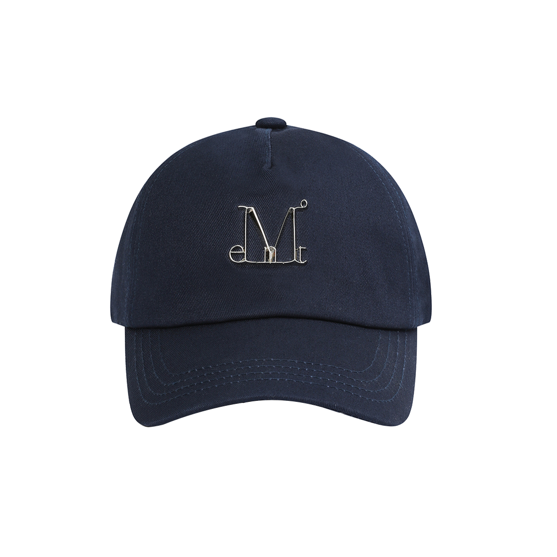 P0000BHP MUCENT Signature Metal Logo Ball Cap (3Color) Navy