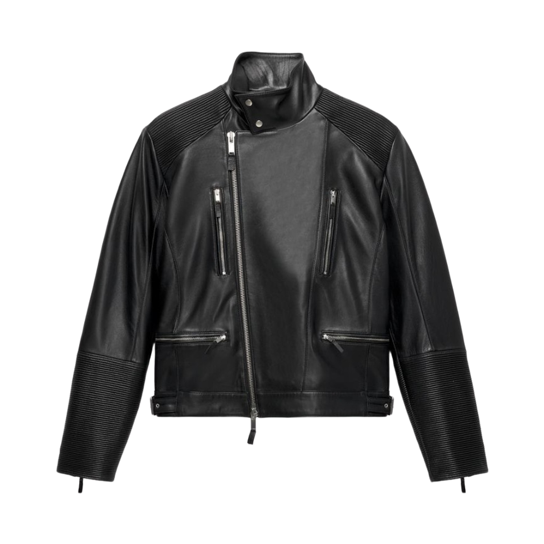 자라 x 루도빅 드 생 세르냉 레더 바이커 자켓 블랙(Zara x Ludovic De Saint Sernin Leather Biker Jacket Black) - 1