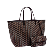 Goyard Saint Louis PM Bag Black (with Croc)