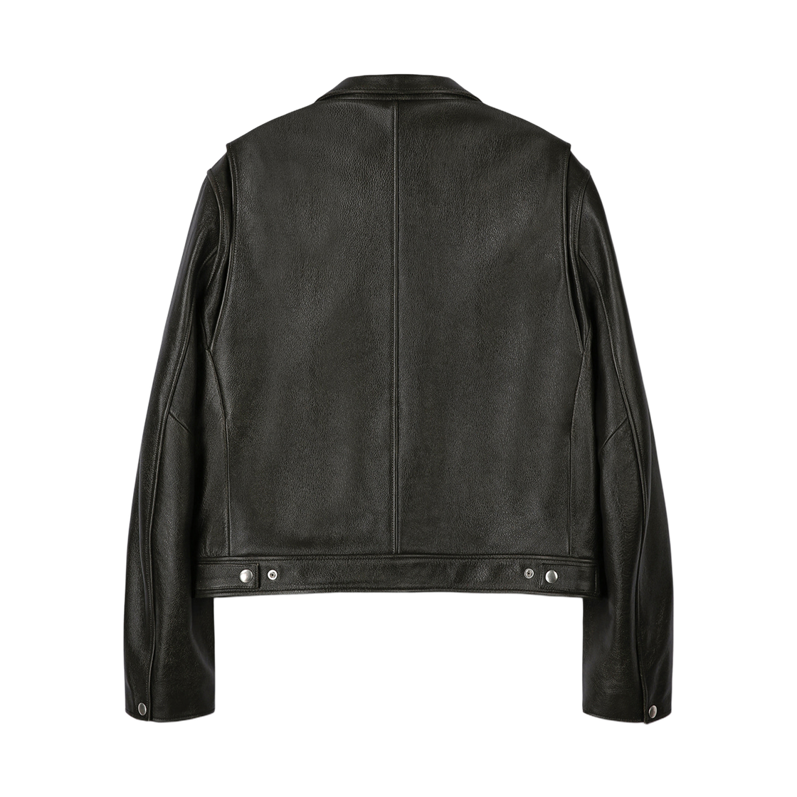토니웩 빈티지 트리트먼트 레더 체스트 집 자켓 블랙(Tonywack Vintage Treatment Leather Chest Zip Jacket Black) - 2