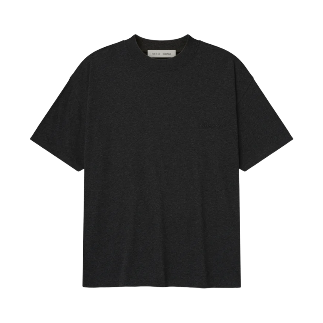- Essentials Embroidered Essential T-Shirt Vintage Black - 25FW