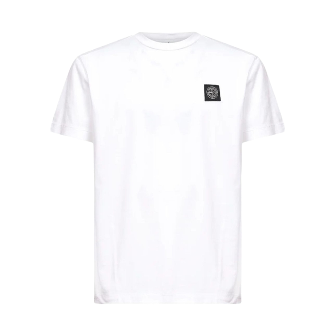 L1S1521000-27S0013-V0001 Stone Island 2100027 60/2 Cotton Jersey Slim-Fit T-Shirt White - 26SS