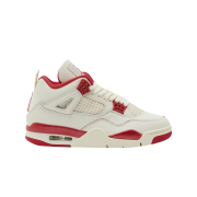 (W) Jordan 4 Retro Valentine's Day Pale Ivory Sierra Red