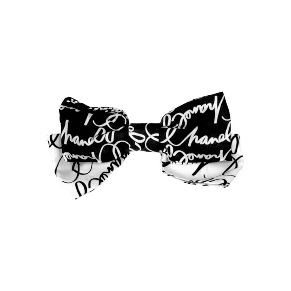 ITBILWC4WSIT Chanel Black Ribbon Hair Clip