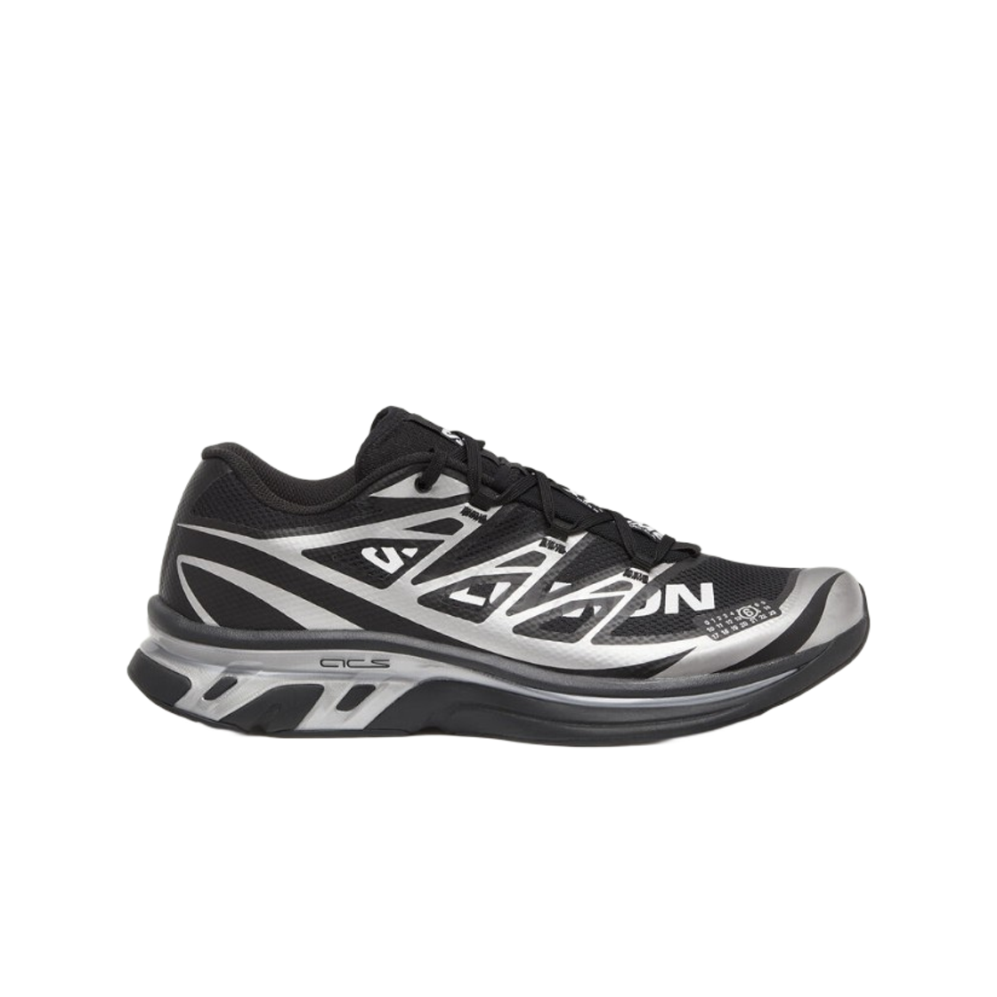 살로몬 x MM6 메종 마르지엘라 XT 블랙 실버(Salomon x MM6 Maison Margiela XT Black Silver)