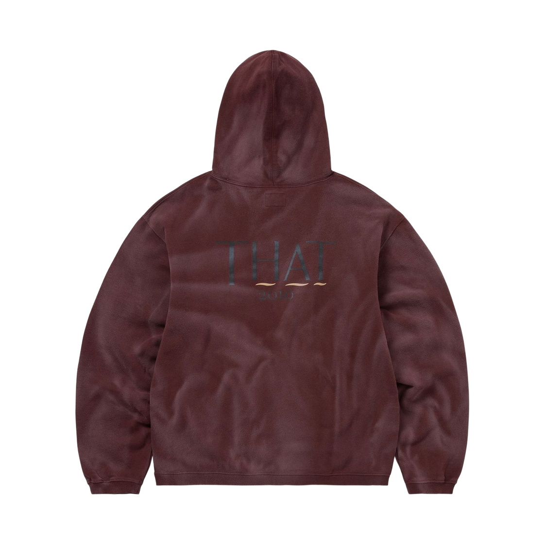 디스이즈네버댓 페이디드 댓 2010 후드 버건디(Thisisneverthat Faded That 2010 Hoodie Burgundy) - 2