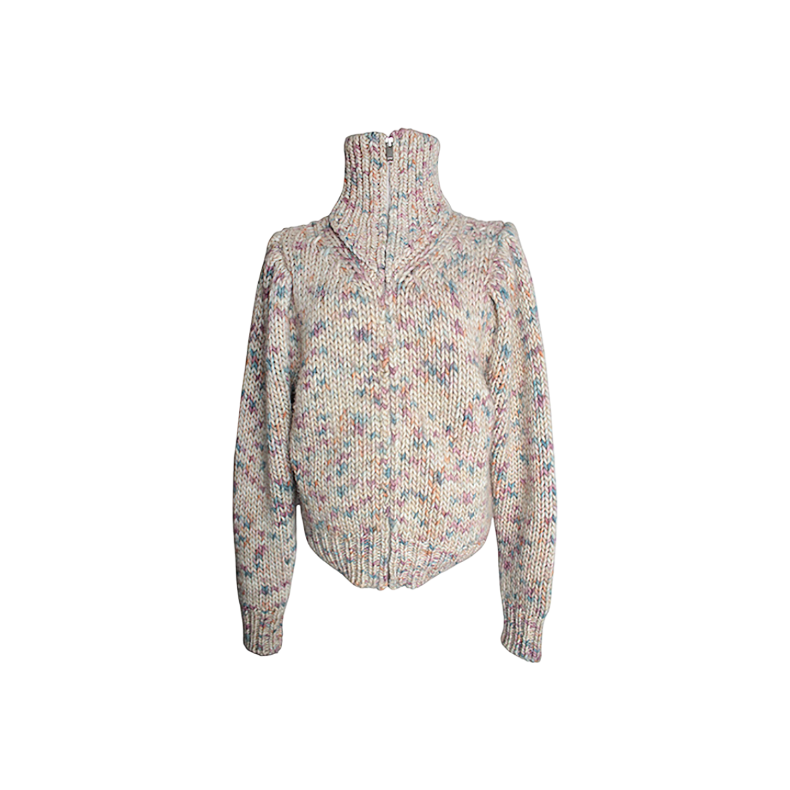 이자벨 마랑 에뚜알 멀티컬러 니트 집업 가디건 66(Isabel Marant Etoile Multicolor Knit Zip Cardigan 66)