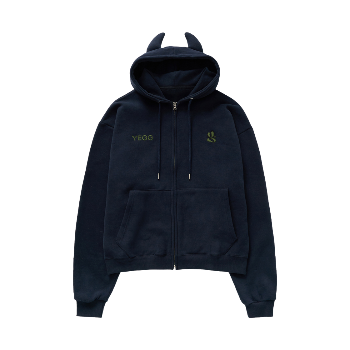 예그 데빌 후드 네이비(Yegg Devil Hoodie Navy)