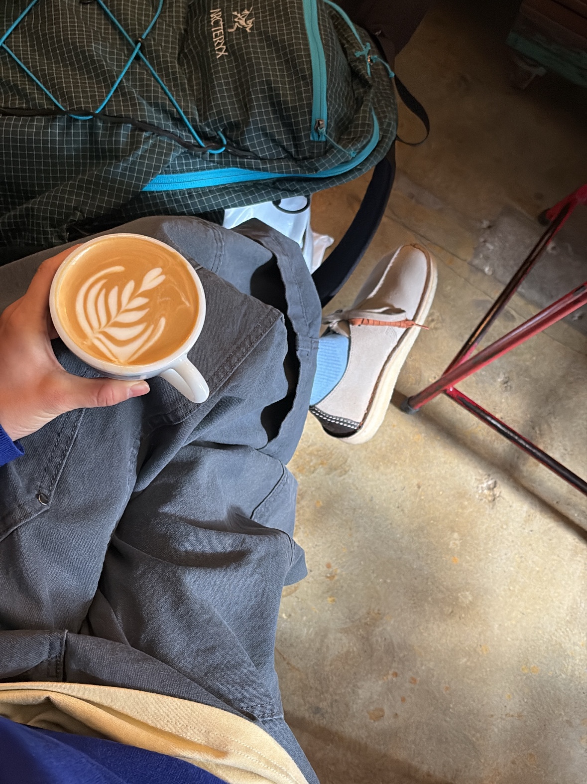 Clarks Desert Trek Gore-Tex Sand Suede, Arc'teryx Aerios 18 Backpack Nightscape 착용 스타일