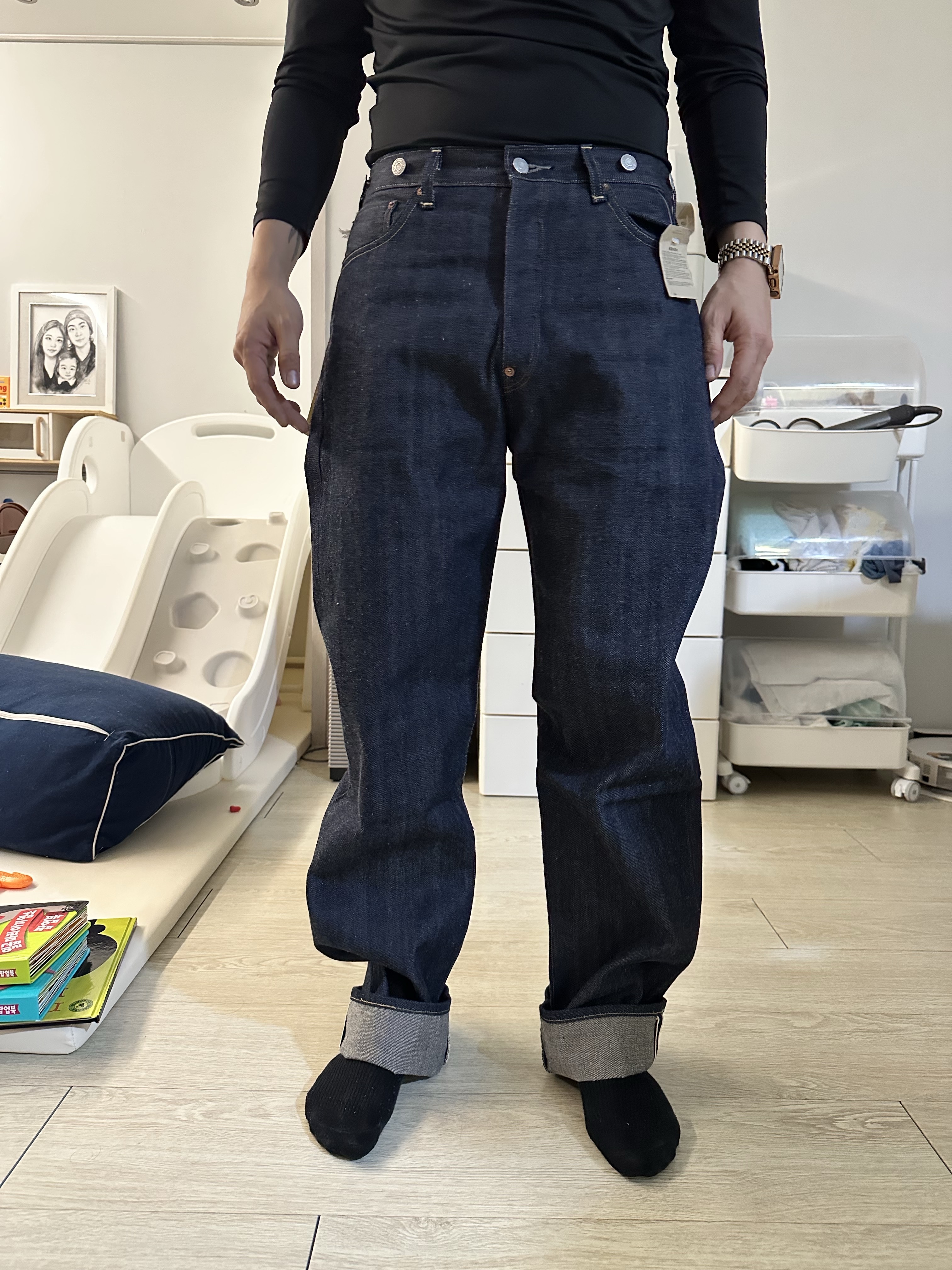 Levi's LVC 1922 501 Jean Rigid 150th Anniversary Limited Edition 착용 스타일 - 3