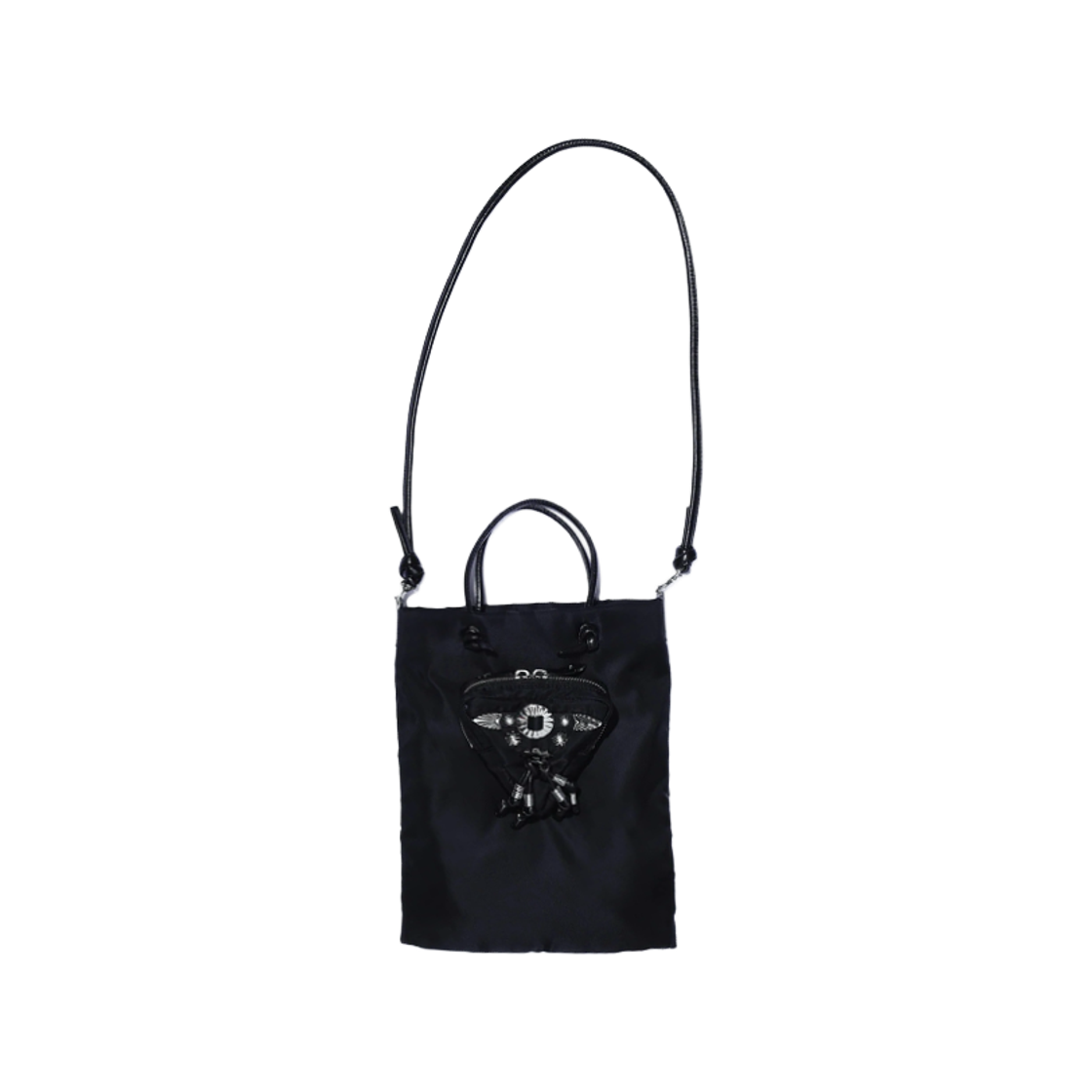 KW6BBGCTO13BK Toga Too Triangle Pouch Bag Black - 26SS