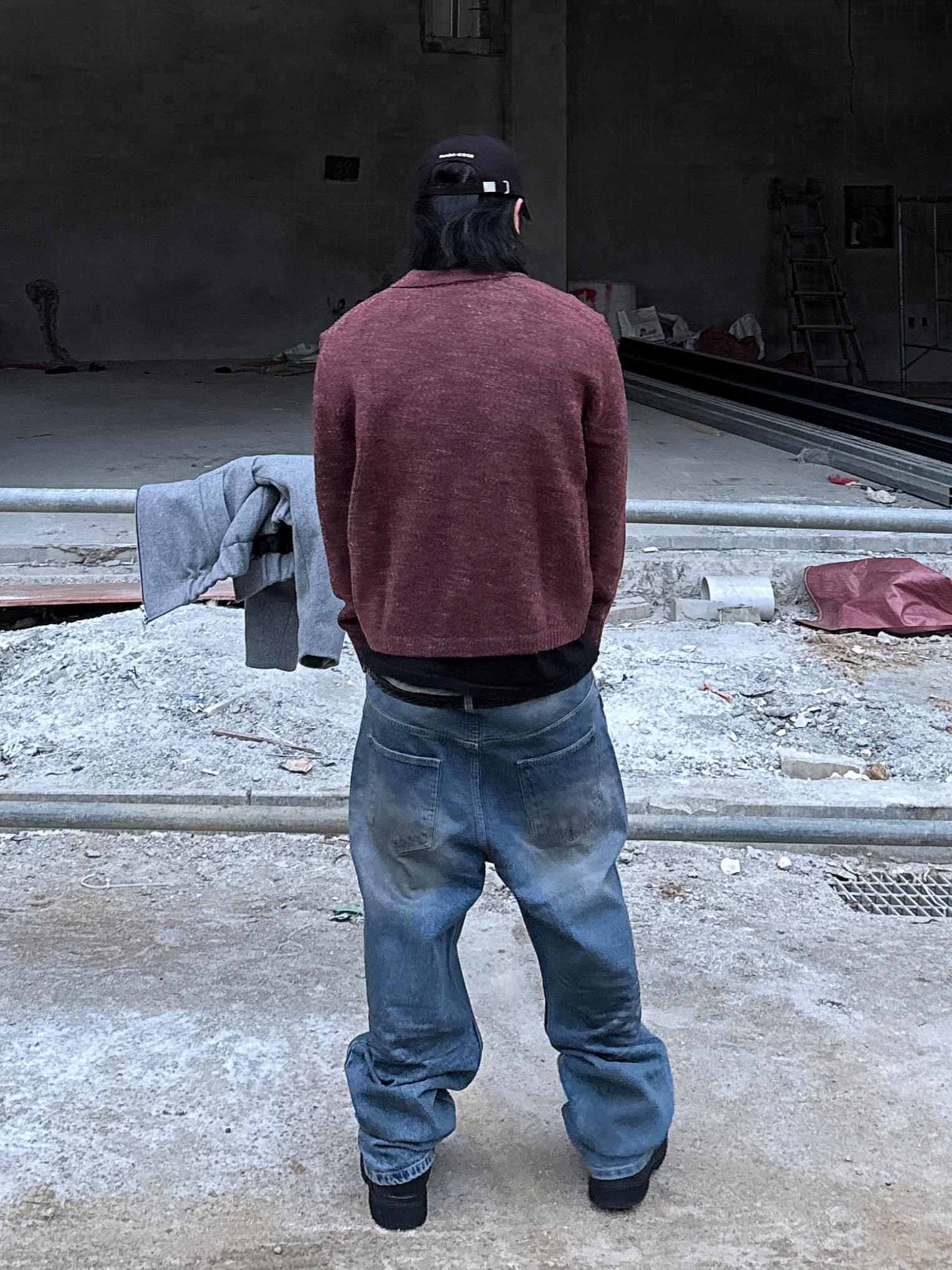 noun Nep Yarn Collar Cardigan Wine, [KREAM 단독] Kamien x KOIN SEOUL K Logo Ball Cap Black 착용 스타일 - 3