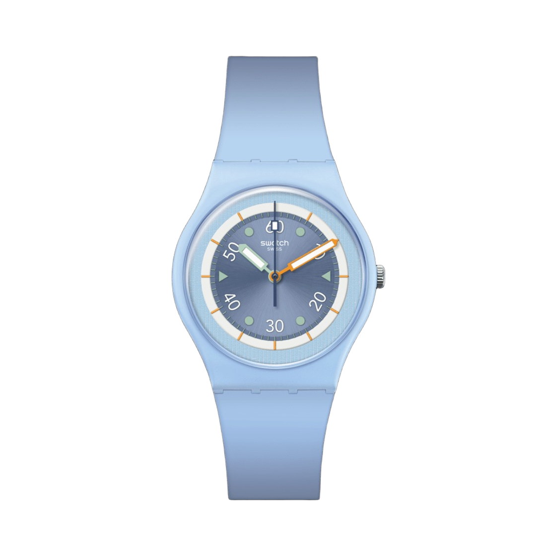 SO31L100 Swatch Frozen Waterfall 34mm Quartz Matte Blue
