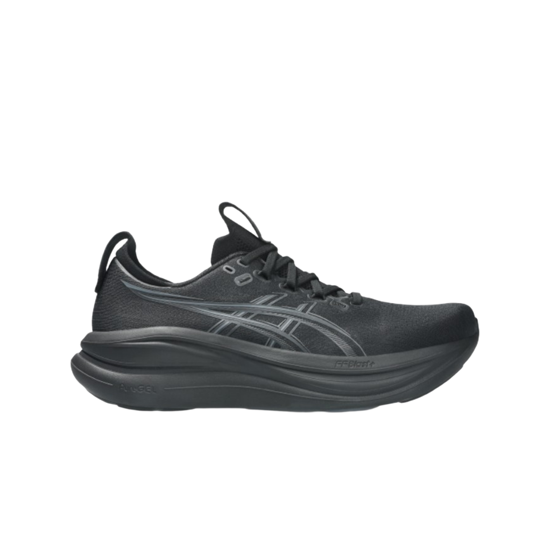 아식스 젤 님버스 28 블랙 그래파이트 그레이 - 4E 엑스트라 와이드(Asics Gel-Nimbus 28 Black Graphite Grey - 4E Extra Wide) - 1