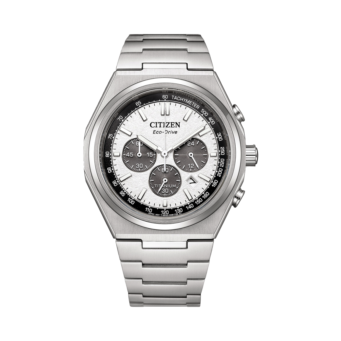시티즌 젠신 에코드라이브 42.5mm 슈퍼 티타늄 실버 화이트(Citizen Zenshin Eco-Drive 42.5mm Super Titanium Silver White) - 1