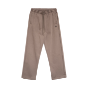 Jordan Brooklyn Fleece Oversized Open-Hem Pants Olive Grey Black (IB7239-040)