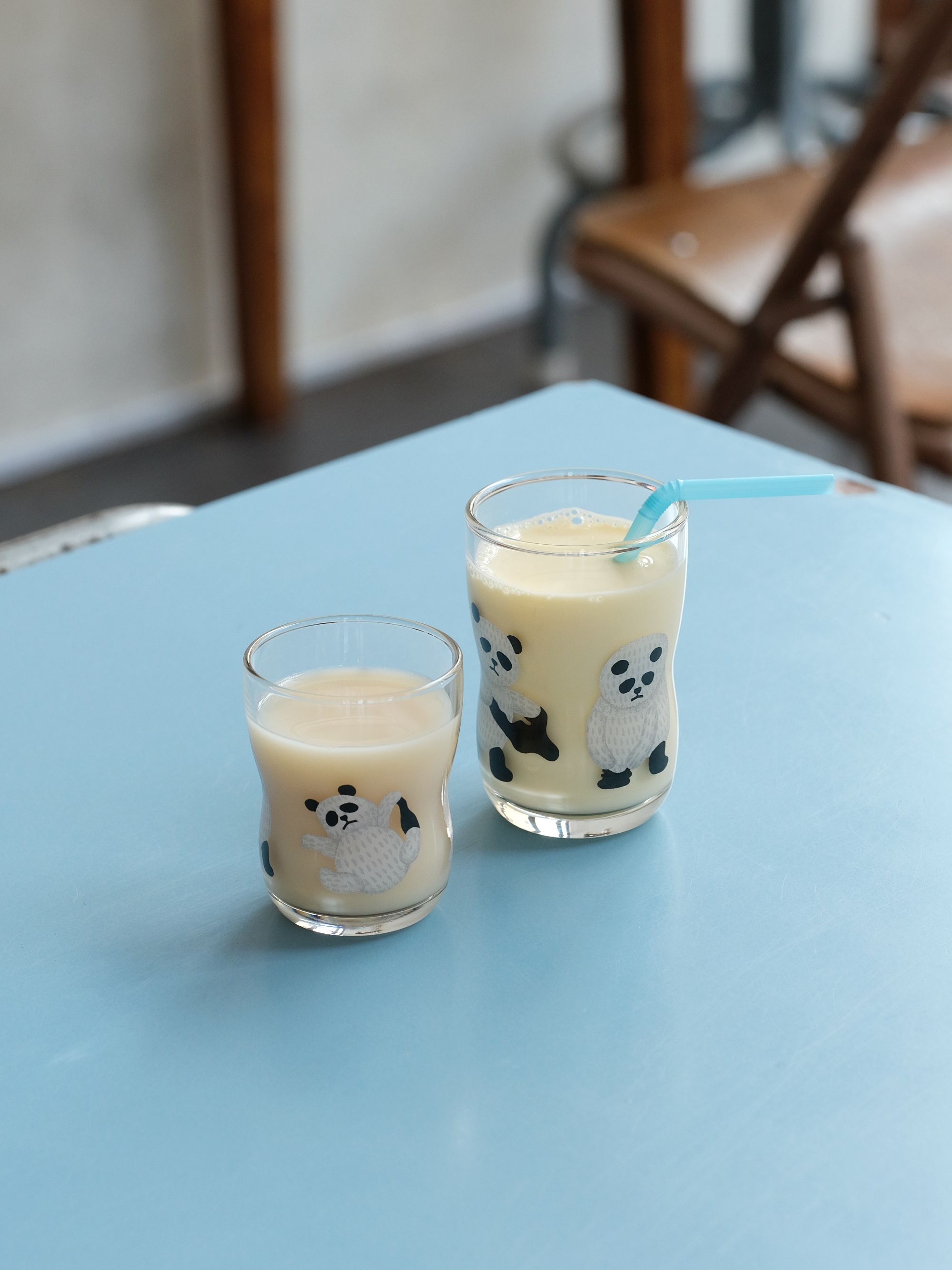 [3% 적립] MINOHAN KOREA PANDA GLASS CUP 2P SET 착용 스타일