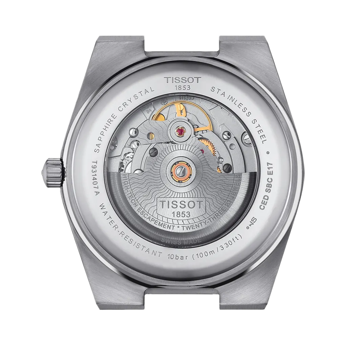 티쏘 PRX 파워매틱 80 40mm 스테인리스 스틸 실버 & 18K 골드 베젤(Tissot PRX Powermatic 80 40mm Stainless Steel Silver & 18K Gold Bezel) - 2