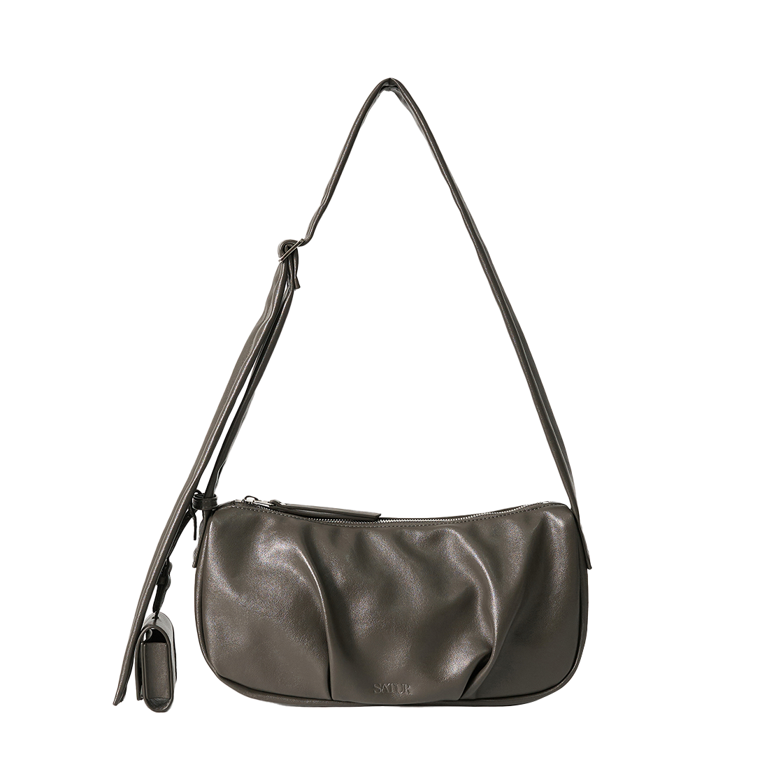 SA261UAB02CCL0 SATUR Orta Small Shoulder Bag Charcoal