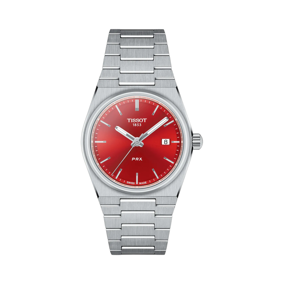 티쏘 PRX 35mm 쿼츠 스테인리스 스틸 레드(Tissot PRX 35mm Quartz Stainless Steel Red) - 1