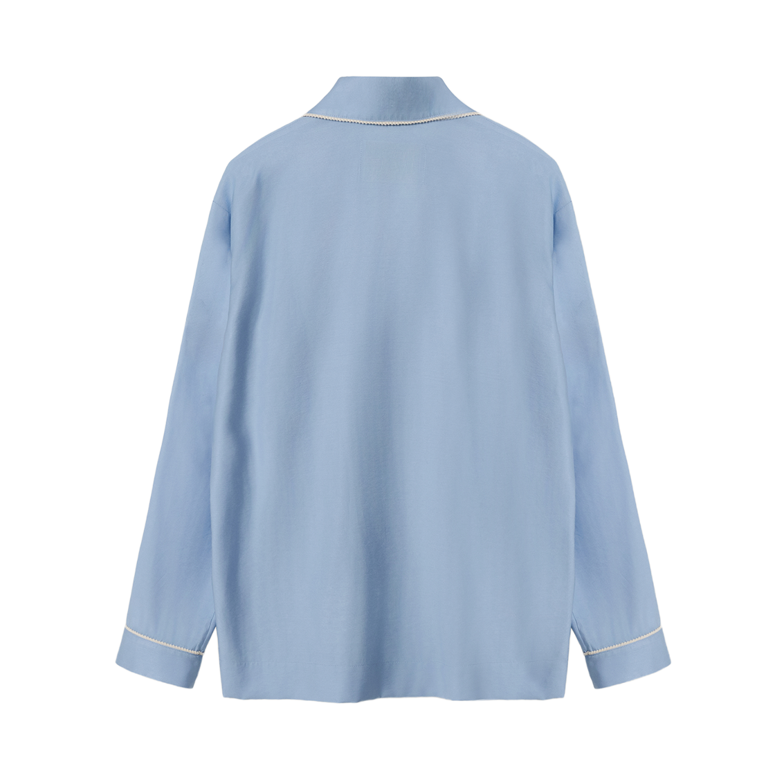 세터 홈웨어 오픈 칼라 셔츠 스카이 블루(SATUR Homewear Open Collar Shirt Sky Blue) - 2