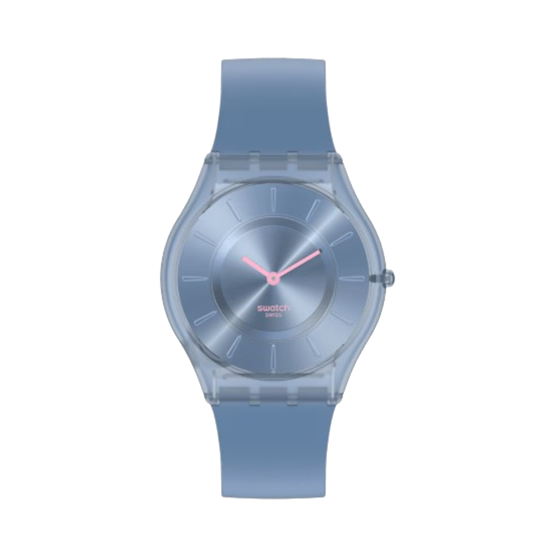 SS08N100-S14 Swatch Denim Blue 34mm Quartz Blue