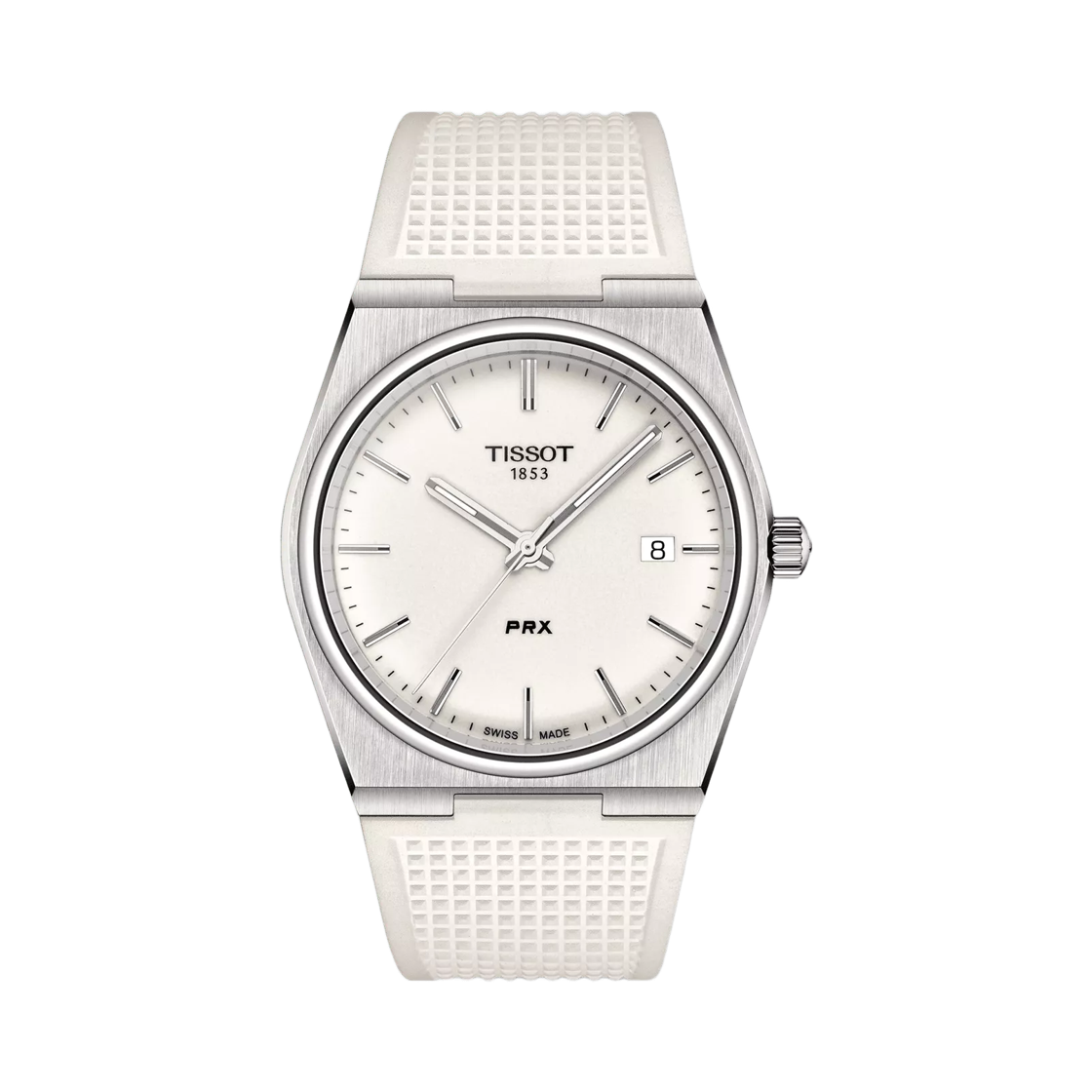 티쏘 PRX 40mm 쿼츠 스테인리스 스틸 화이트(Tissot PRX 40mm Quartz Stainless Steel White)