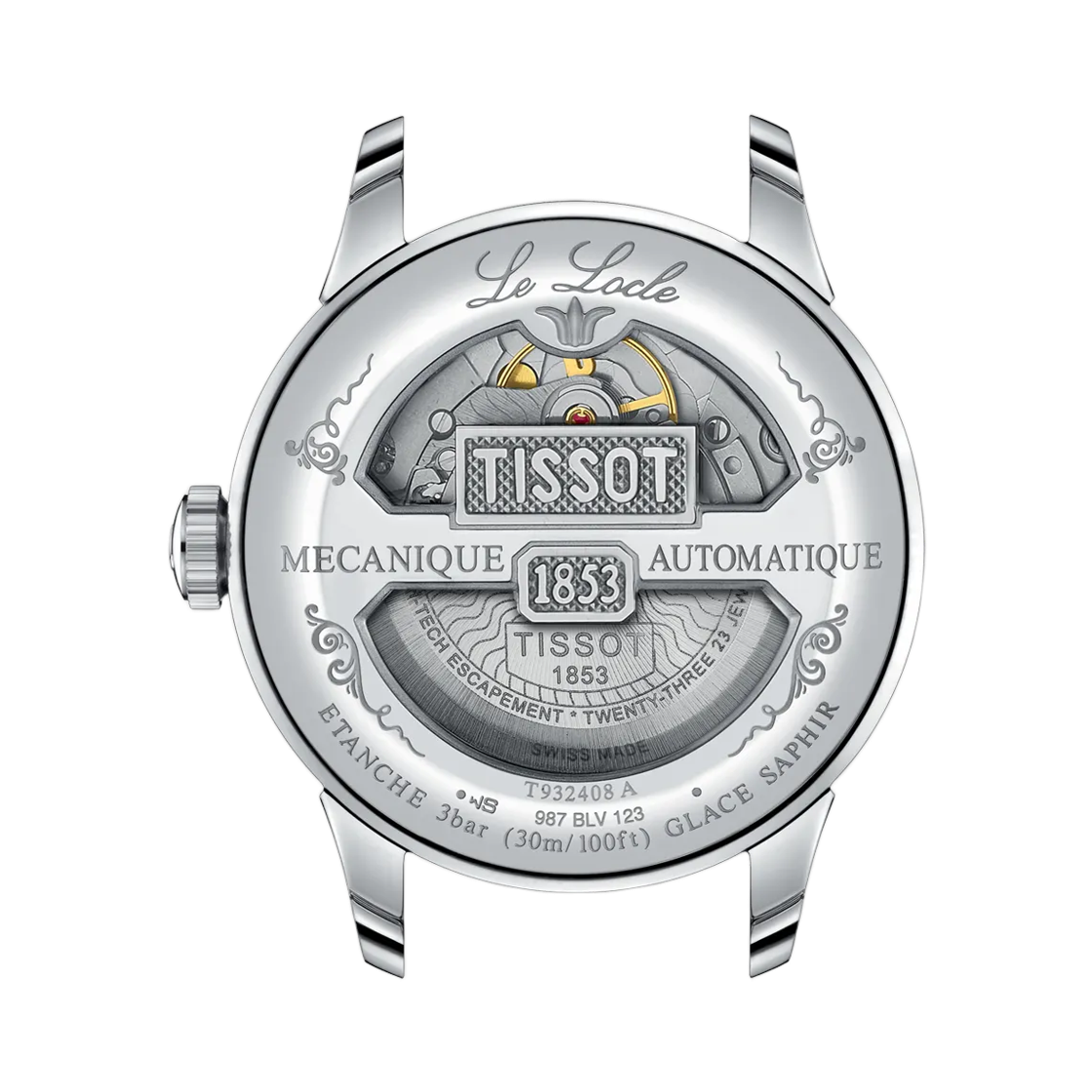 티쏘 르로끌 COSC 오토매틱 39.3mm 스테인리스 스틸 실버 & 18K 로즈 골드 베젤(Tissot Lelocle COSC Automatic 39.3mm Stainless Steel Silver & 18K Rose Gold Bezel) - 2