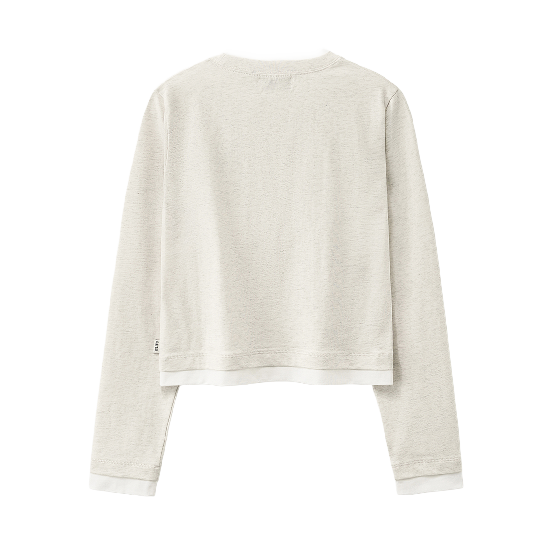 세터 우먼 레이어드 롱 슬리브 오트밀(SATUR W Layered Long Sleeve Oatmeal) - 2