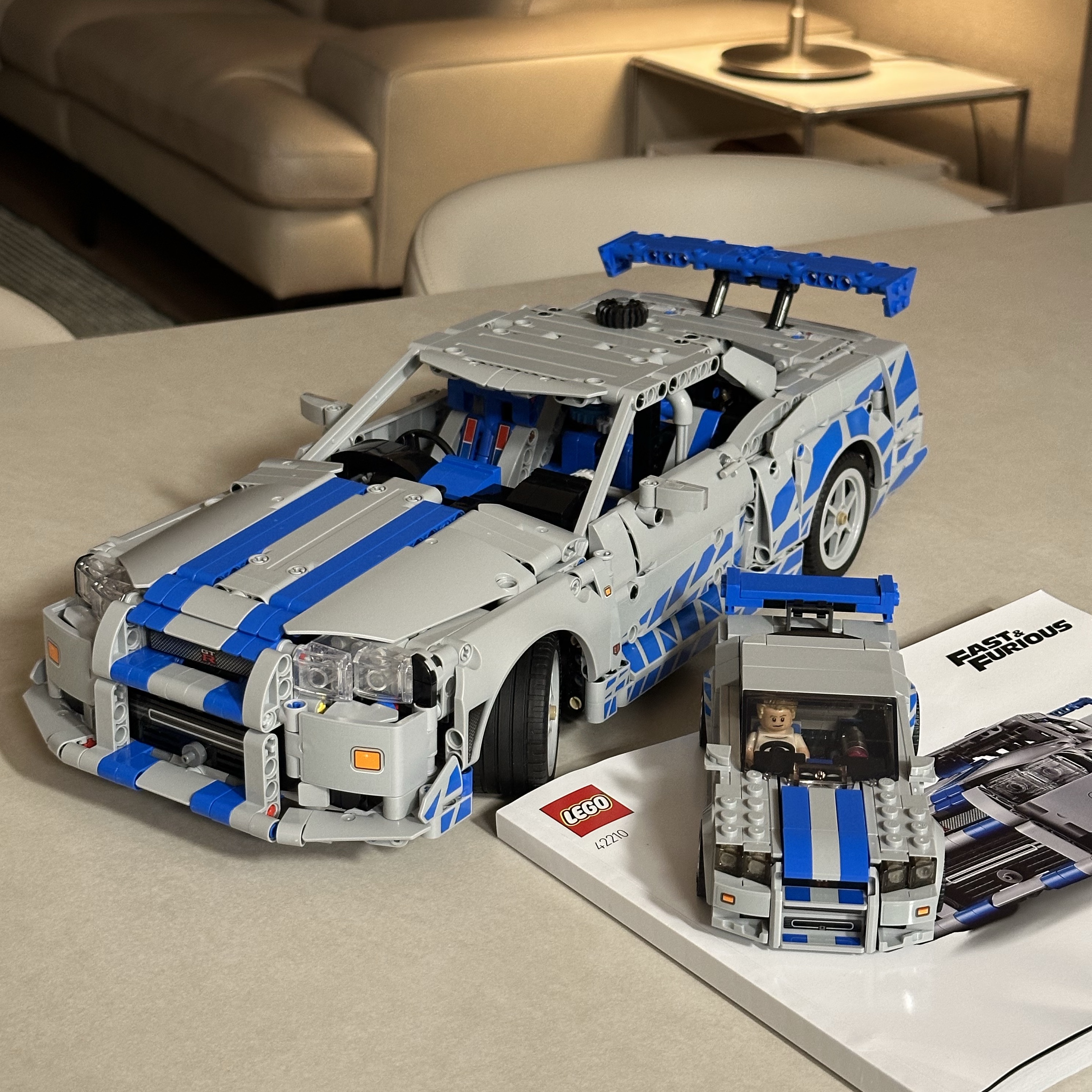 Lego 2 Fast 2 Furious Nissan Skyline GT-R (R34), Lego Technic 2 Fast 2 Furious Nissan Skyline GT-R R34 Car 착용 스타일 - 1