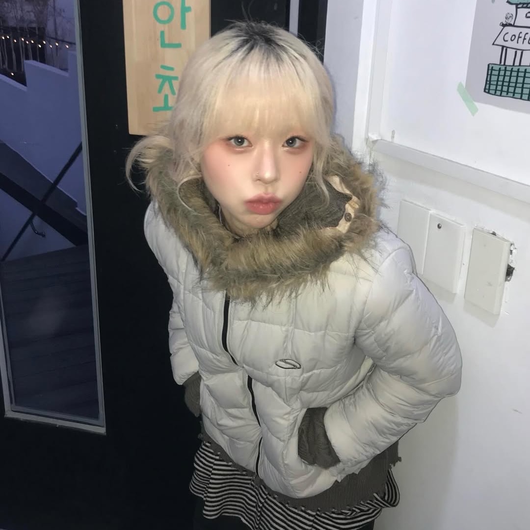 SPORT CHAMBER Light DuckDown Jacket Light Beige 착용 스타일 - 3